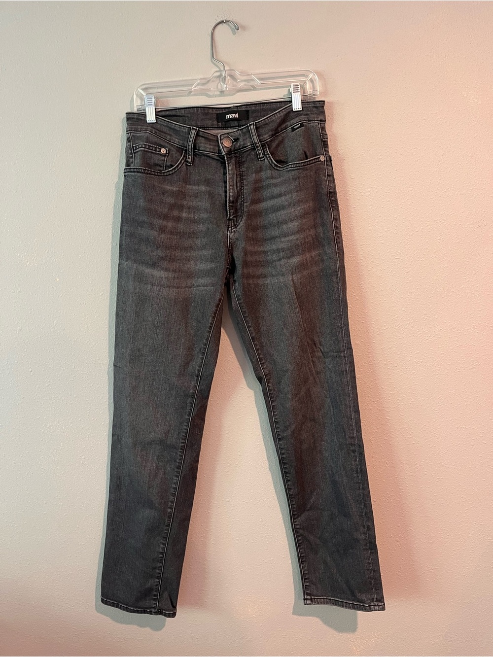 Mavi Men’s Steve Athletic Fit Jeans - Washed black